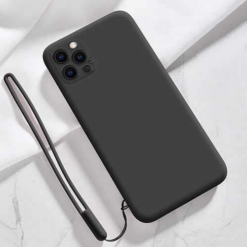 Ultra-thin Silicone Gel Soft Case 360 Degrees Cover S09 for Apple iPhone 14 Pro Black