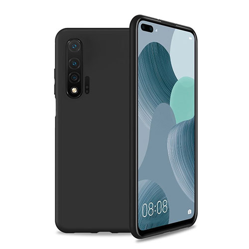 Ultra-thin Silicone Gel Soft Case 360 Degrees Cover T01 for Huawei Nova 6 5G Black