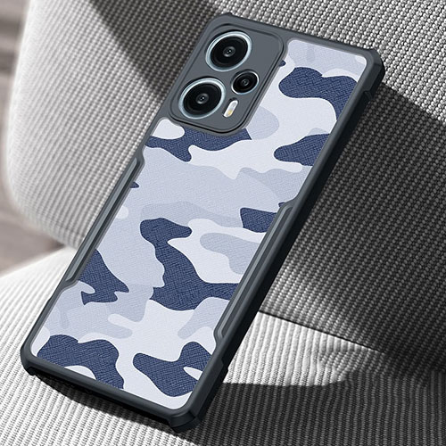 Ultra-thin Silicone Gel Soft Case 360 Degrees Cover XD1 for Xiaomi Poco F5 5G Blue