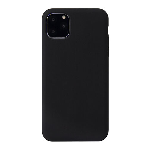 Ultra-thin Silicone Gel Soft Case 360 Degrees Cover Y01 for Apple iPhone 11 Pro Max Black