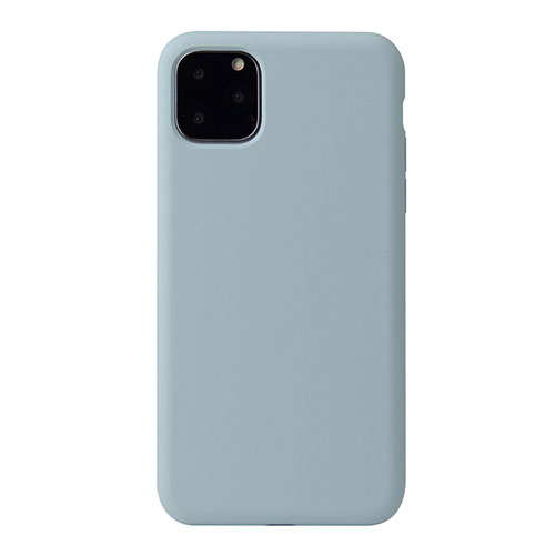 Ultra-thin Silicone Gel Soft Case 360 Degrees Cover Y01 for Apple iPhone 11 Pro Max Cyan