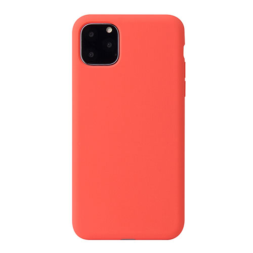 Ultra-thin Silicone Gel Soft Case 360 Degrees Cover Y01 for Apple iPhone 11 Pro Max Orange