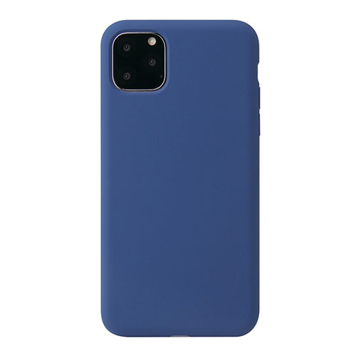 Ultra-thin Silicone Gel Soft Case 360 Degrees Cover Y01 for Apple iPhone 11 Pro Max Sky Blue