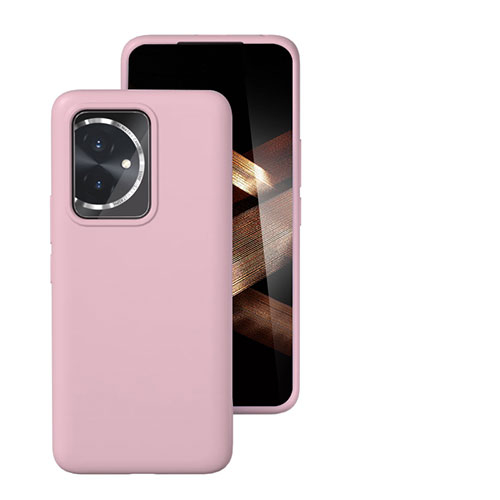 Ultra-thin Silicone Gel Soft Case 360 Degrees Cover YK1 for Huawei Honor 100 5G Pink