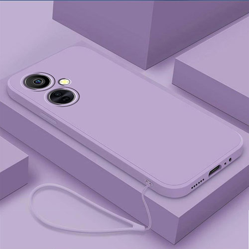 Ultra-thin Silicone Gel Soft Case 360 Degrees Cover YK1 for OnePlus Nord N30 5G Clove Purple