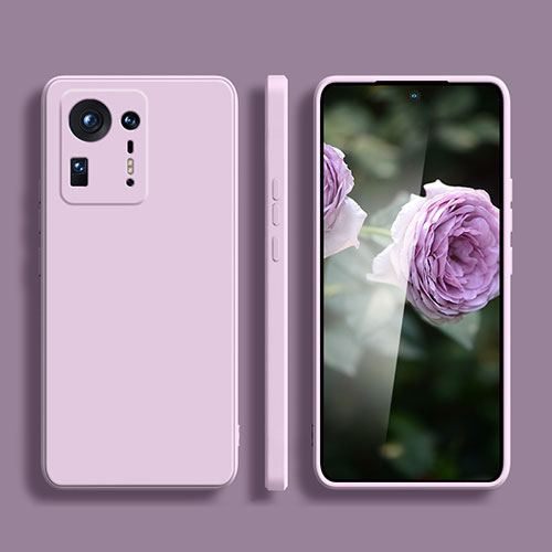 Ultra-thin Silicone Gel Soft Case 360 Degrees Cover YK1 for Xiaomi Mi Mix 4 5G Clove Purple