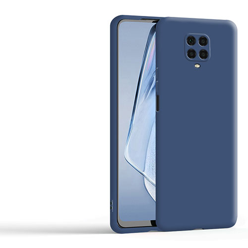 Ultra-thin Silicone Gel Soft Case 360 Degrees Cover YK1 for Xiaomi Redmi Note 9 Pro Blue