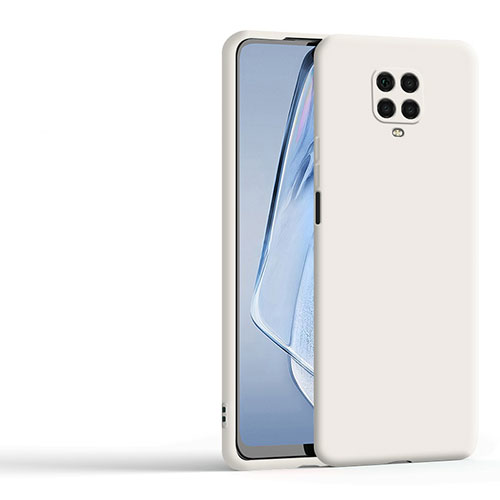 Ultra-thin Silicone Gel Soft Case 360 Degrees Cover YK1 for Xiaomi Redmi Note 9 Pro White