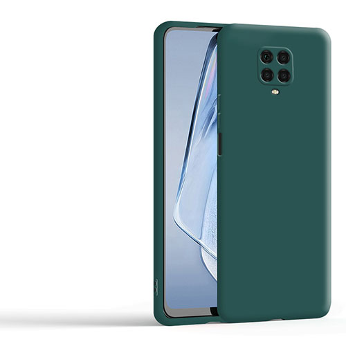 Ultra-thin Silicone Gel Soft Case 360 Degrees Cover YK1 for Xiaomi Redmi Note 9S Green