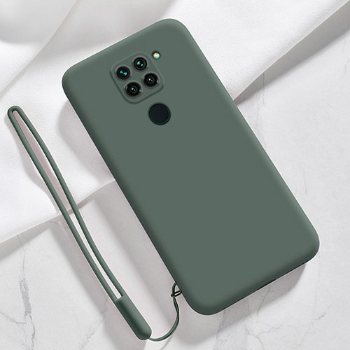 Ultra-thin Silicone Gel Soft Case 360 Degrees Cover YK3 for Xiaomi Redmi 10X 4G Midnight Green