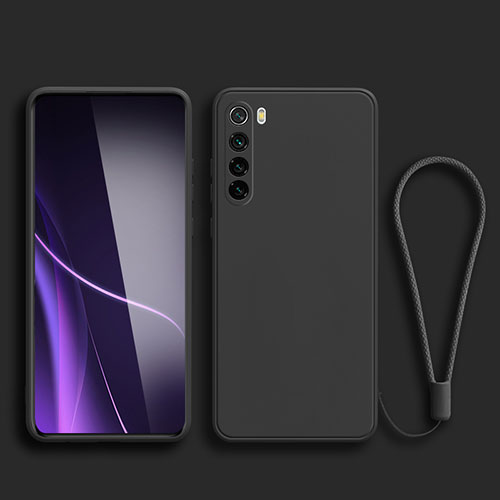Ultra-thin Silicone Gel Soft Case 360 Degrees Cover YK3 for Xiaomi Redmi Note 8 (2021) Black