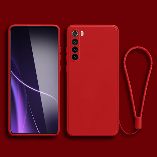 Ultra-thin Silicone Gel Soft Case 360 Degrees Cover YK3 for Xiaomi Redmi Note 8 (2021) Red