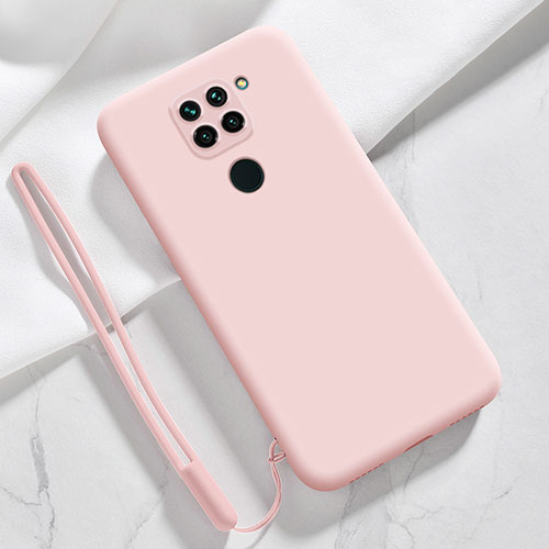 Ultra-thin Silicone Gel Soft Case 360 Degrees Cover YK3 for Xiaomi Redmi Note 9 Pink