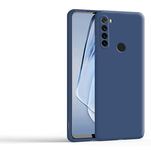Ultra-thin Silicone Gel Soft Case 360 Degrees Cover YK4 for Xiaomi Redmi Note 8 (2021) Blue