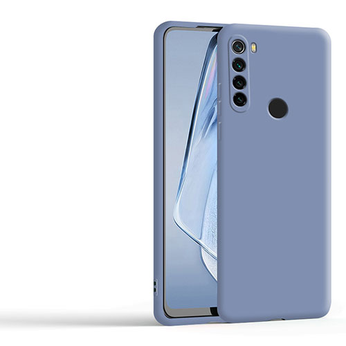 Ultra-thin Silicone Gel Soft Case 360 Degrees Cover YK4 for Xiaomi Redmi Note 8 (2021) Lavender Gray