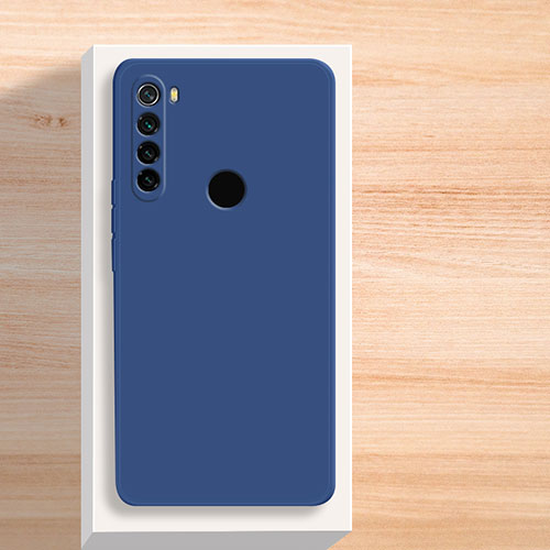 Ultra-thin Silicone Gel Soft Case 360 Degrees Cover YK5 for Xiaomi Redmi Note 8 (2021) Blue