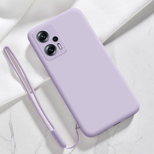 Ultra-thin Silicone Gel Soft Case 360 Degrees Cover YK7 for Xiaomi Poco X4 GT 5G Clove Purple