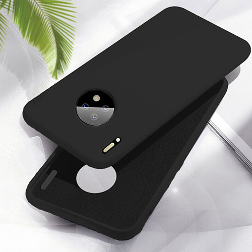 Ultra-thin Silicone Gel Soft Case 360 Degrees Cover Z01 for Huawei Mate 30 Pro 5G Black