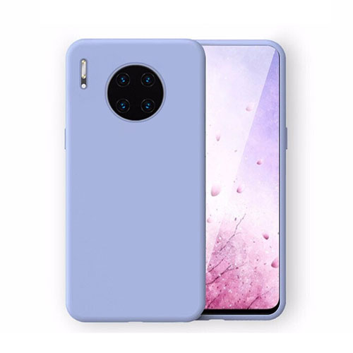 Ultra-thin Silicone Gel Soft Case 360 Degrees Cover Z04 for Huawei Mate 30 5G Sky Blue