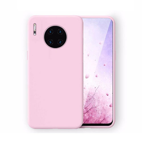 Ultra-thin Silicone Gel Soft Case 360 Degrees Cover Z04 for Huawei Mate 30 Pro Pink
