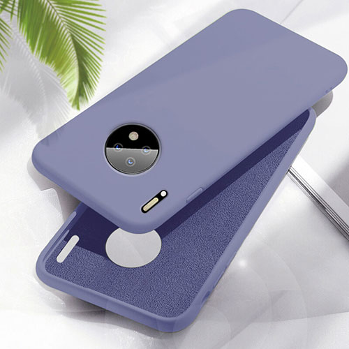 Ultra-thin Silicone Gel Soft Case 360 Degrees Cover Z05 for Huawei Mate 30E Pro 5G Purple
