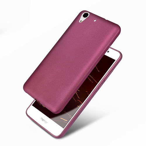 Ultra-thin Silicone Gel Soft Case 360 Degrees for Huawei Y6 II 5 5 Purple