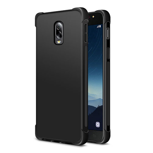 Ultra-thin Silicone Gel Soft Case 360 Degrees for Samsung Galaxy J7 Plus Black