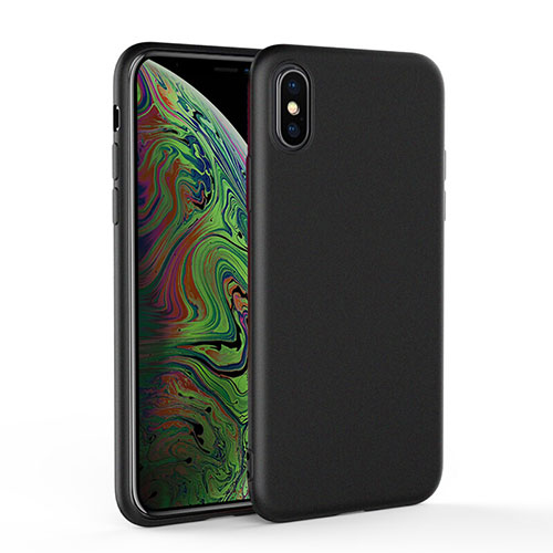 Ultra-thin Silicone Gel Soft Case C03 for Apple iPhone Xs Black