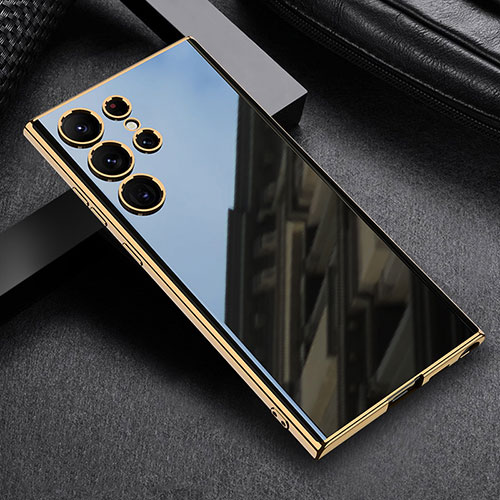 Ultra-thin Silicone Gel Soft Case Cover AC1 for Samsung Galaxy S21 Ultra 5G Black