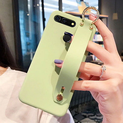 Ultra-thin Silicone Gel Soft Case Cover C01 for Huawei Honor V20 Green
