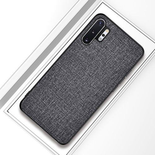 Ultra-thin Silicone Gel Soft Case Cover C01 for Samsung Galaxy Note 10 Plus 5G Dark Gray