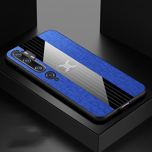 Ultra-thin Silicone Gel Soft Case Cover C03 for Xiaomi Mi Note 10 Pro Blue