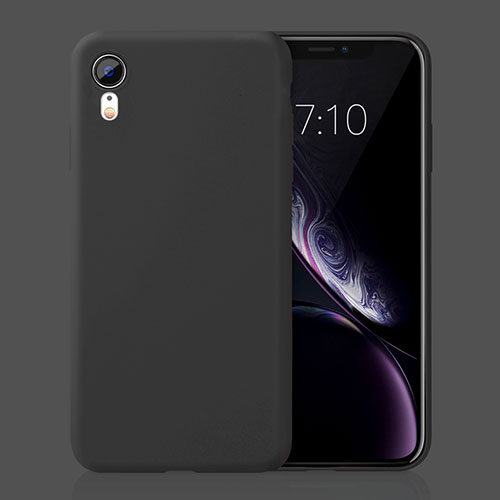 Ultra-thin Silicone Gel Soft Case Cover HC01 for Apple iPhone XR Black