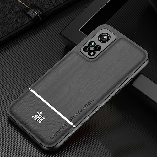 Ultra-thin Silicone Gel Soft Case Cover JM1 for Xiaomi Mi 10T 5G Black