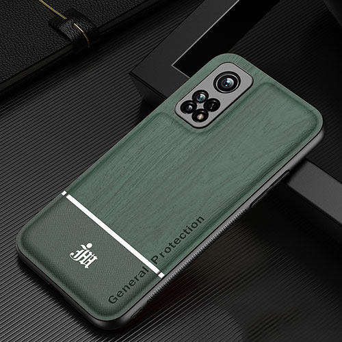 Ultra-thin Silicone Gel Soft Case Cover JM1 for Xiaomi Mi 10T Pro 5G Green