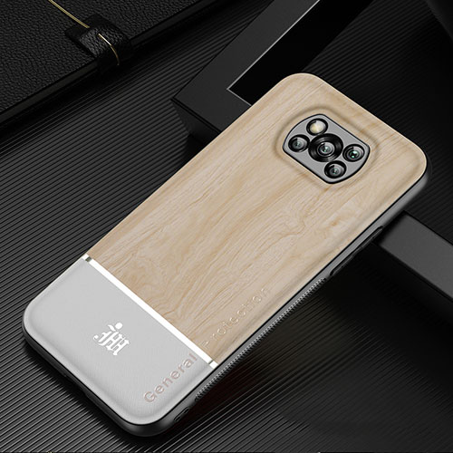 Ultra-thin Silicone Gel Soft Case Cover JM1 for Xiaomi Poco X3 NFC Gold