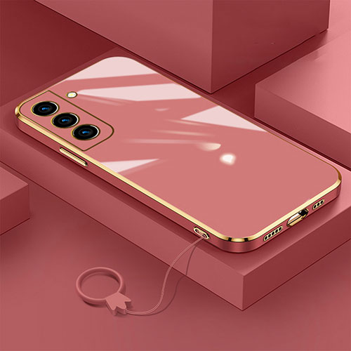 Ultra-thin Silicone Gel Soft Case Cover M01 for Samsung Galaxy S21 Plus 5G Red