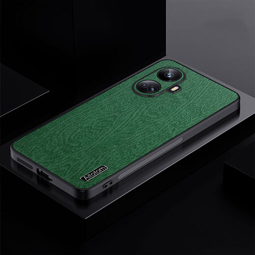 Ultra-thin Silicone Gel Soft Case Cover PB1 for Realme 10 Pro+ Plus 5G Green