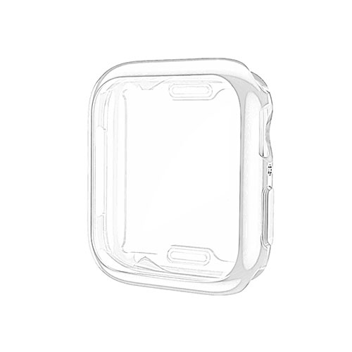 Ultra-thin Silicone Gel Soft Case Cover S01 for Apple iWatch 5 40mm Clear