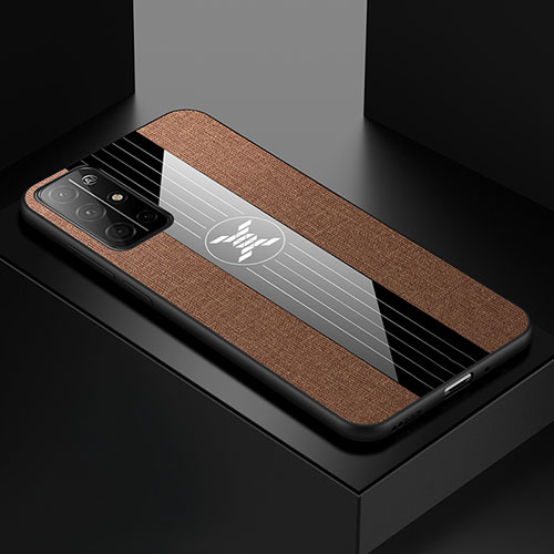 Ultra-thin Silicone Gel Soft Case Cover S01 for Huawei Honor 30S Brown