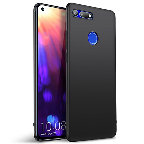 Ultra-thin Silicone Gel Soft Case Cover S01 for Huawei Honor V20 Black