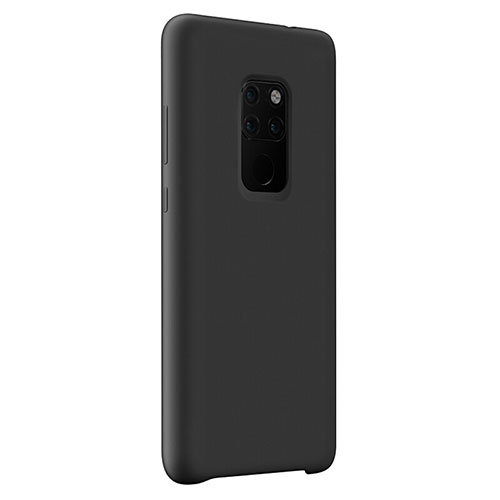 Ultra-thin Silicone Gel Soft Case Cover S01 for Huawei Mate 20 Black