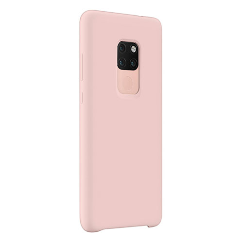 Ultra-thin Silicone Gel Soft Case Cover S01 for Huawei Mate 20 Rose Gold
