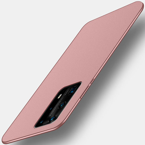 Ultra-thin Silicone Gel Soft Case Cover S01 for Huawei P40 Pro+ Plus Rose Gold