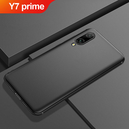 Ultra-thin Silicone Gel Soft Case Cover S01 for Huawei Y7 Prime (2019) Black