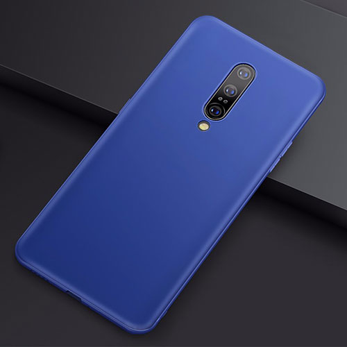 Ultra-thin Silicone Gel Soft Case Cover S01 for OnePlus 7 Pro Blue