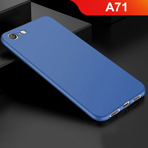 Ultra-thin Silicone Gel Soft Case Cover S01 for Oppo A71 Blue