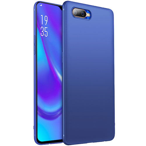 Ultra-thin Silicone Gel Soft Case Cover S01 for Oppo R17 Neo Blue
