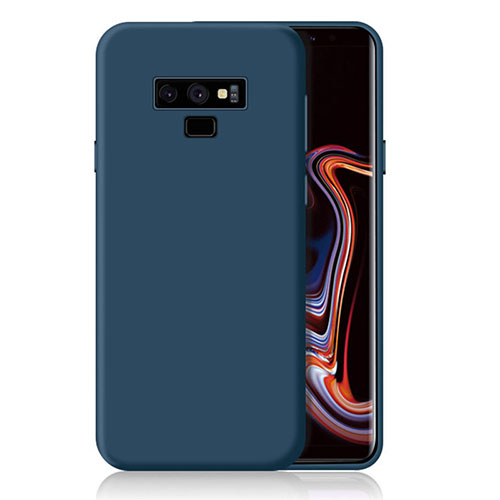 Ultra-thin Silicone Gel Soft Case Cover S01 for Samsung Galaxy Note 9 Blue