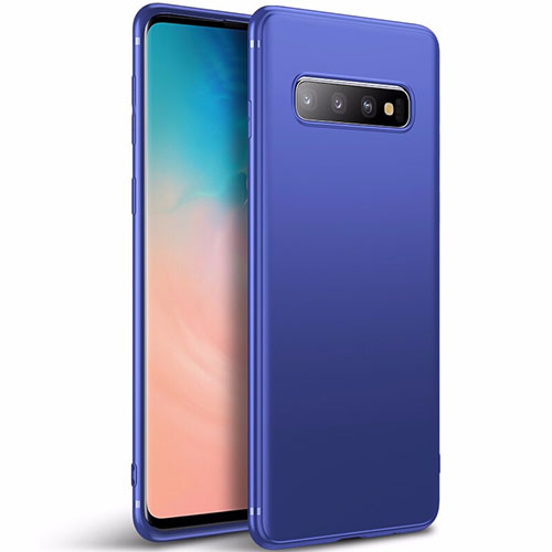 Ultra-thin Silicone Gel Soft Case Cover S01 for Samsung Galaxy S10 5G Blue